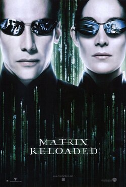 The Matrix Reloaded theatrical release poster