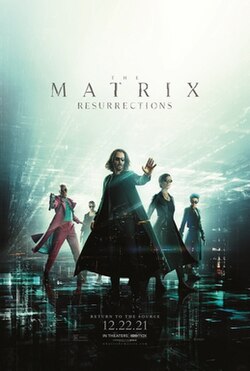 The Matrix Resurrections theatrical release poster