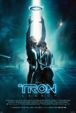 Tron: Legacy theatrical release poster