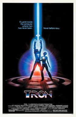 Tron theatrical release poster